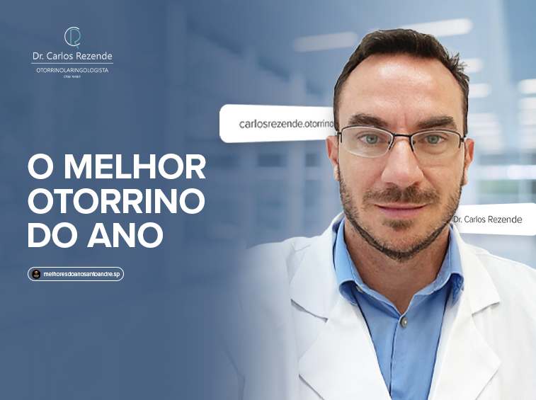 Dr. Carlos Eduardo Rezende é eleito melhor otorrino em Santo André em 2025